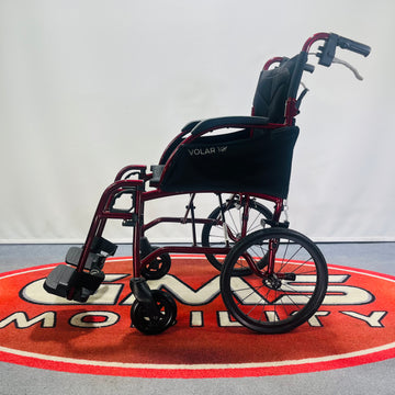 Careco ProLite Volar 10 Transit Manual Wheelchair (17" Seat) 7.7kgs