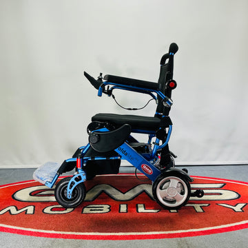 Motion Healthcare Foldalite Pro Folding Powerchair (Blue)