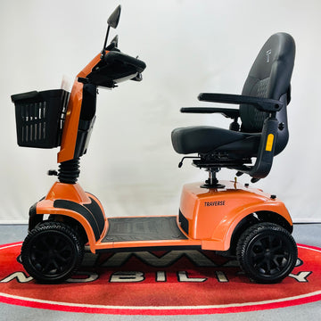 2025 Ex Display CareCo Traverse 8 mph Mobility Scooter Buggy (Orange)