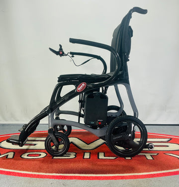 Ex-Demo Careco iConnect ZR1 Carbon Fibre Portable Folding Electric Powerchair (Grey)