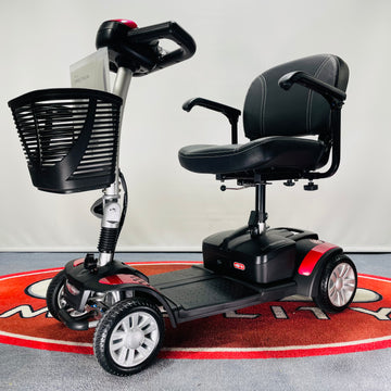 2025 Ex-Display Li-Tech Spectrum Lightweight Portable Mobility Scooter (Red)