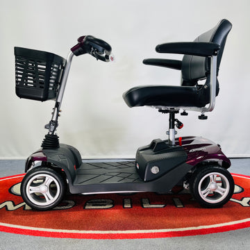 Motion Healthcare Airium Portable Mobility Scooter Purple