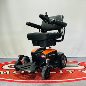 2024 Pride Go Chair Lightweight Portable Powerchair Orange