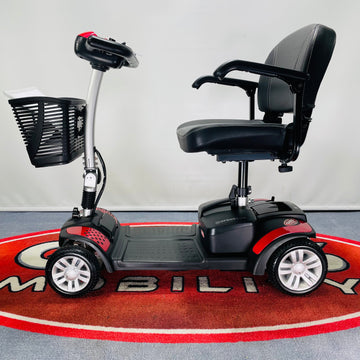 2023 Li-Tech Spectrum Lightweight Portable Mobility Scooter (Red)