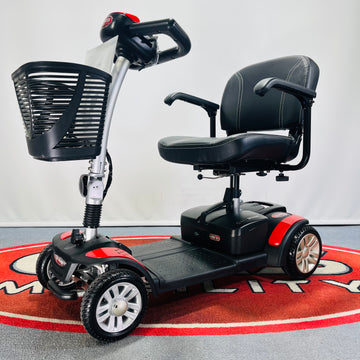 2024 Ex Demo Li-Tech Spectrum Lightweight Portable Mobility Scooter (Red)