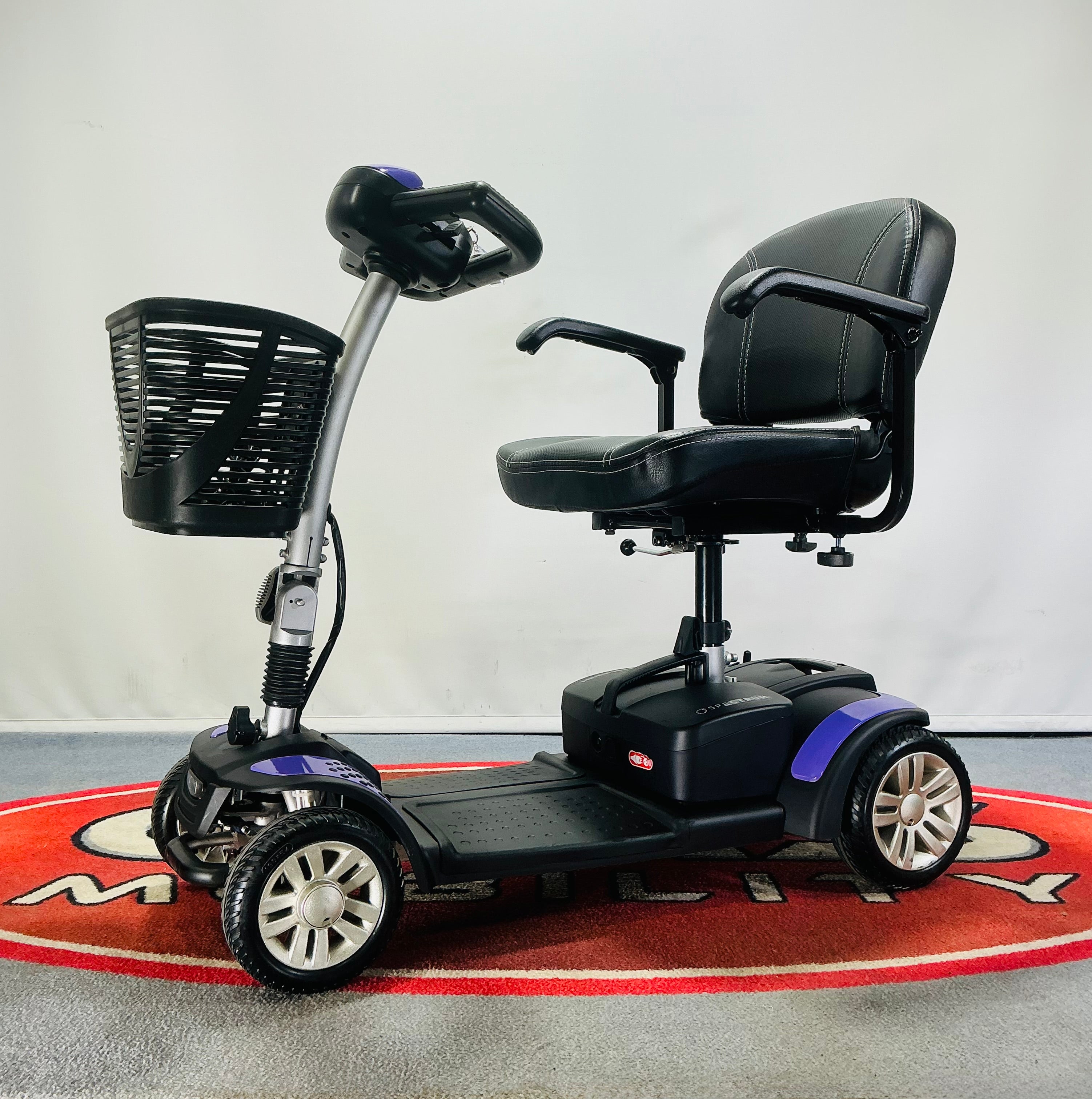 Li-Tech Spectrum Lightweight Portable Mobility Scooter (Purple)