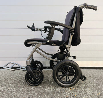 2022 eFoldi Ultra Lightweight Lithium Portable Powerchair Electric Wheelchair with Attendant Bracket