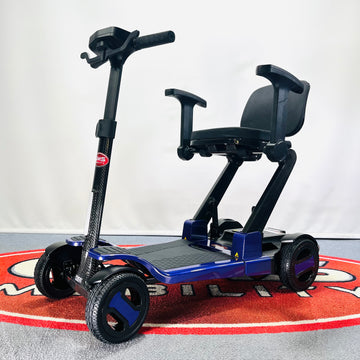 2025 Ex Demo Pride GoGo Carbon Folding Mobility Scooter (Purple)