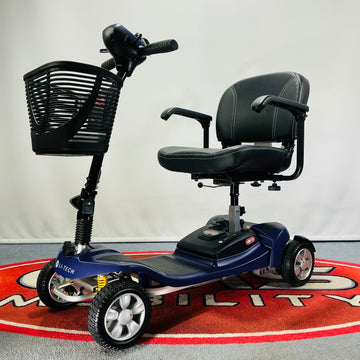 Ex-Demo 2025 Li-Tech Neon 15 Lightweight Portable Lithium Mobility Scooter (Purple)