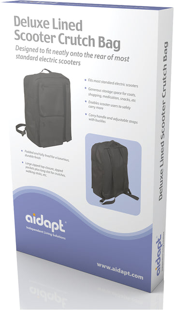 Deluxe Lined Mobility Scooter Rear Seat Storage Bag